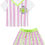 Miniatura: P4224 - CONJUNTO BLUSA E SAIA ANIME