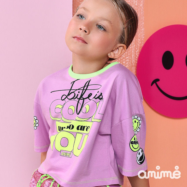 Miniatura: N1648 - CONJUNTO BLUSA E SHORT LANTEJOULA LILAS ANIME