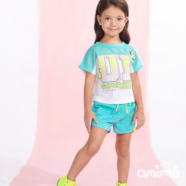 P4276 - CONJUNTO BLUSA E SHORT ANIMÊ