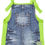 Miniatura: P4152 - JARDINEIRA JEANS COM MOLETOM ANIMÊ