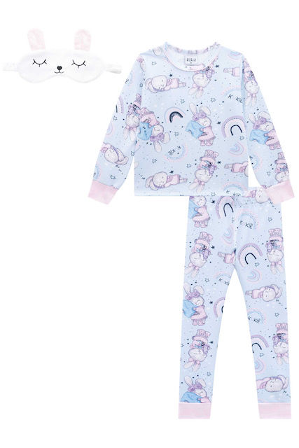 Miniatura: PCS 46266 - PIJAMA BLUSA MANGA LONGA, CALÇA E MÁSCARA