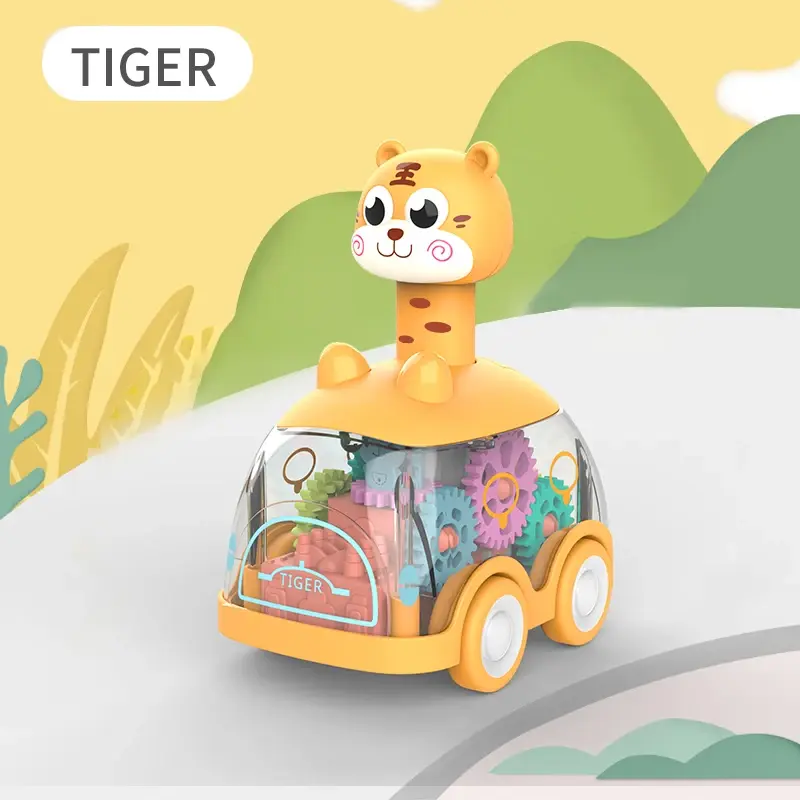 Thumbnail: Press and Go Animal Gear Car Toy for Toddlers