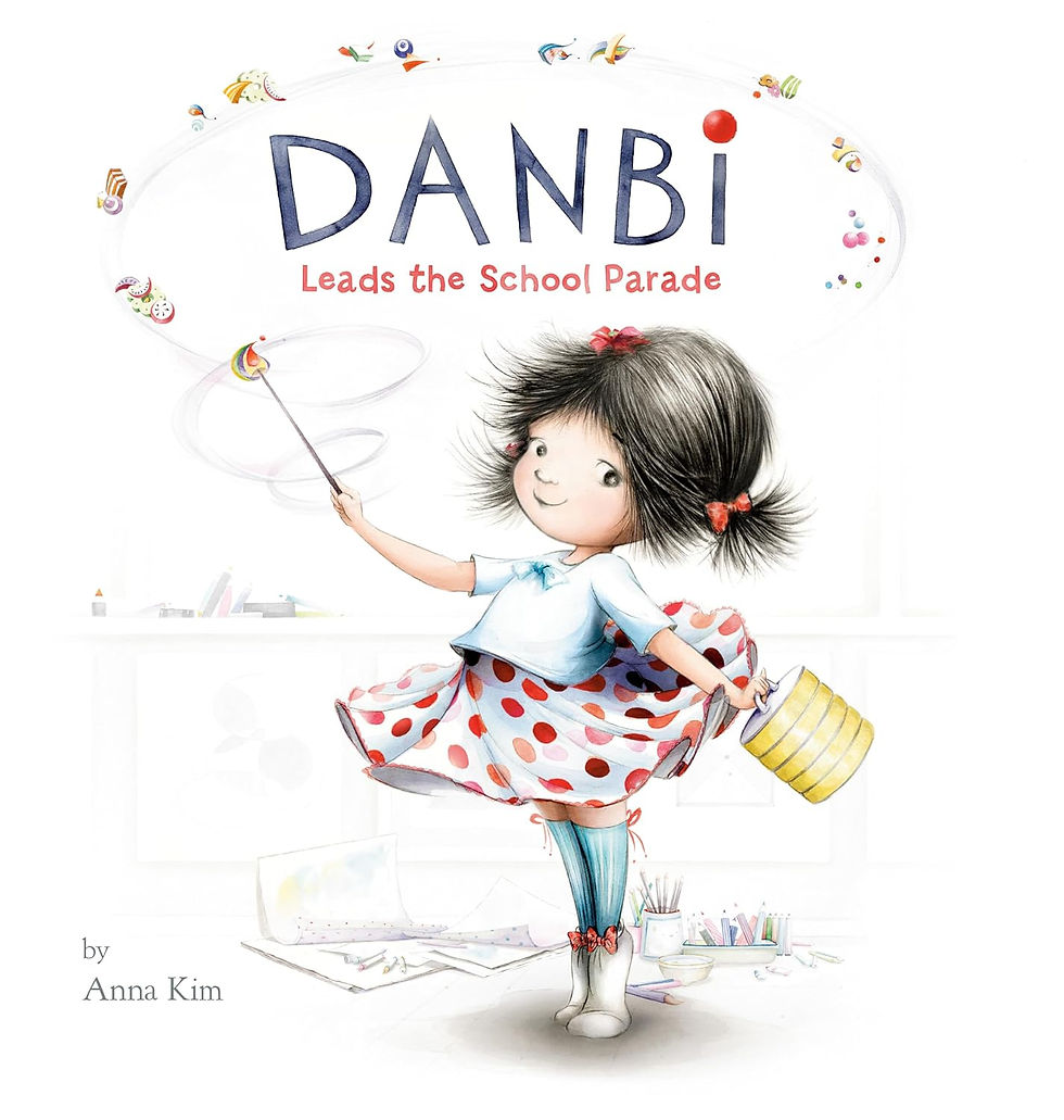 Danbi’s first day at her American school feels overwhelming—new faces, unfamiliar games, and a language she doesn’t yet understand. But when she shares her colorful lunch and teaches a classmate to use chopsticks, the classroom transforms. Soon, everyone is joining in a joyful, impromptu parade led by Danbi herself. It’s a beautiful reminder that each child’s uniqueness is something to celebrate, and that a little courage can turn strangers into friends.
