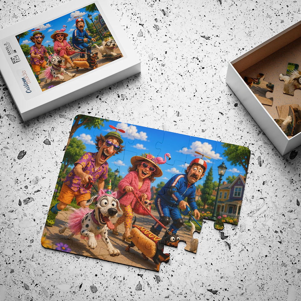 Thumbnail: Dog Walkers Puzzle - 30 Pieces - ages 4-6