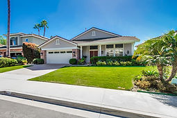 Front of home with lawn out front