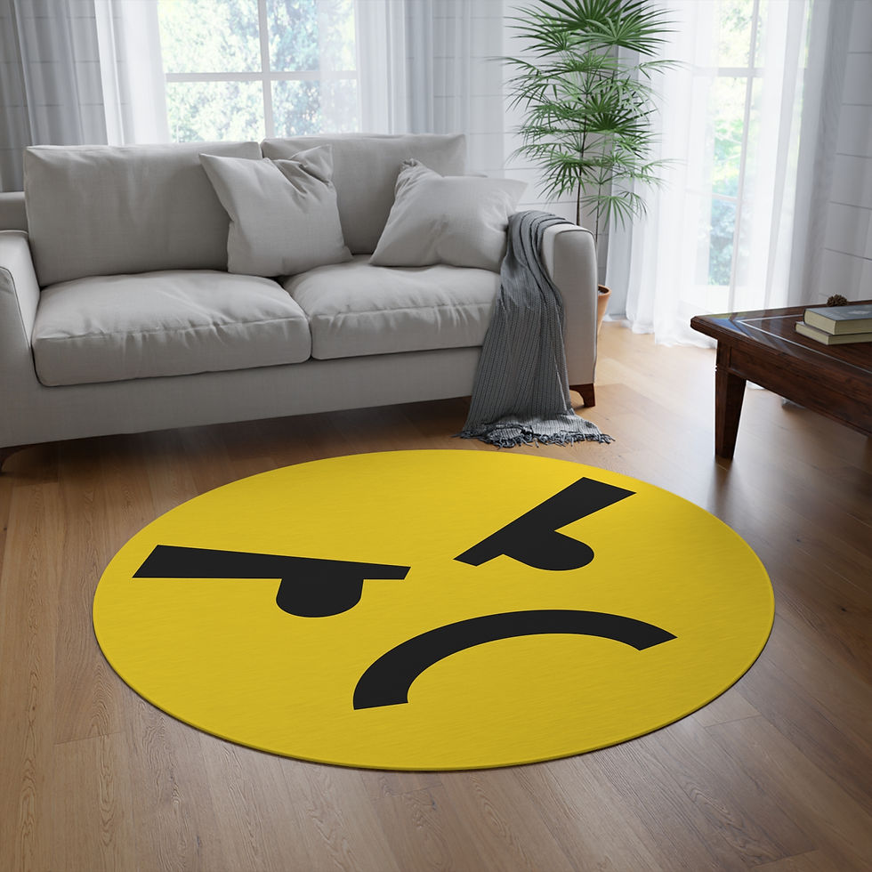 Thumbnail: Pepper Piper Angry Hunter Round Rug