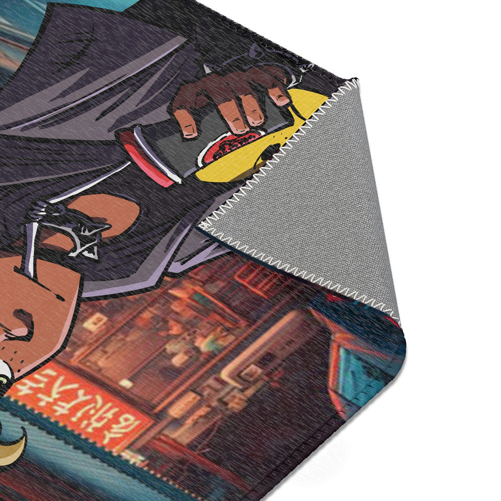 Thumbnail: Pepper Piper Monster Hunter 24" x 36" Area Rug