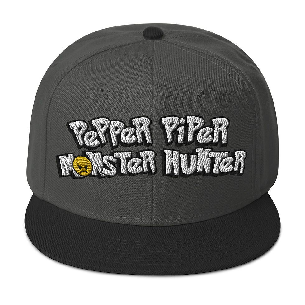 Thumbnail: Pepper Piper Monster Hunter Snapback Hat