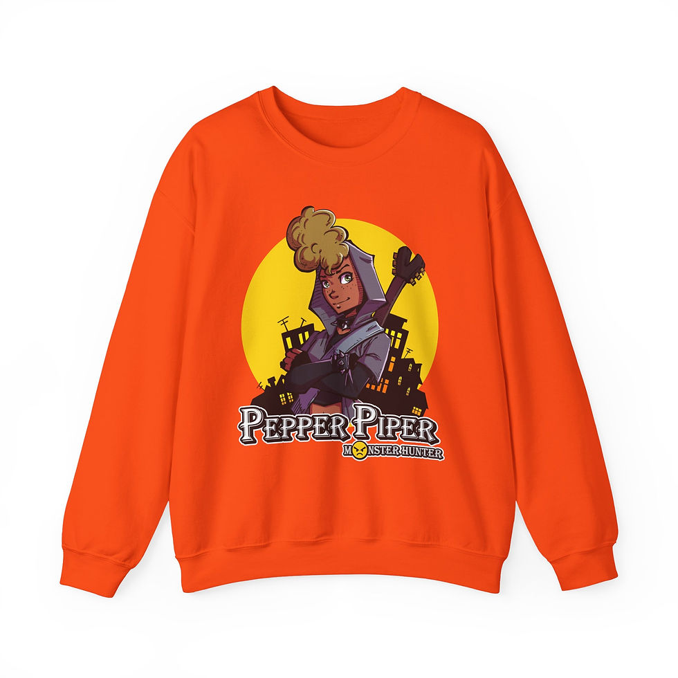 Thumbnail: Pepper Piper "City Savor" Heavy Blend™ Crewneck Sweatshirt