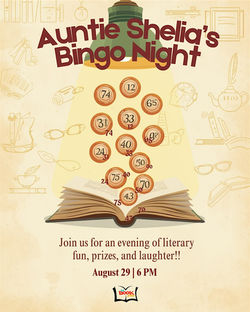 Auntie Shelias Bingo Night Aug 29