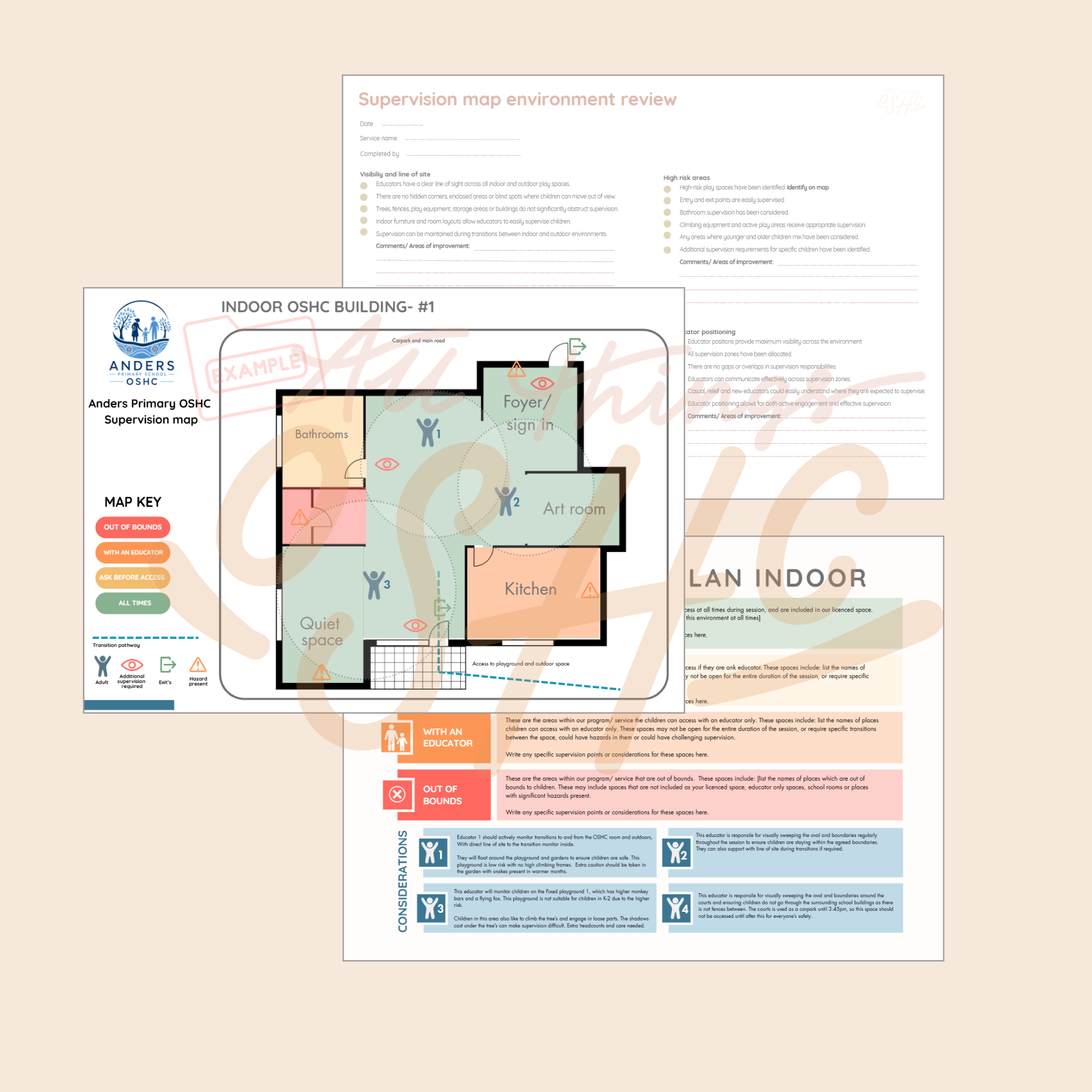 Supervision map consult and custom design
