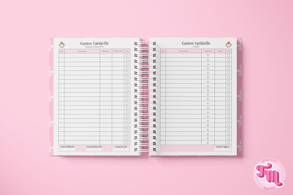 Miniatura: Planner Financeiro - Arquivo Digital