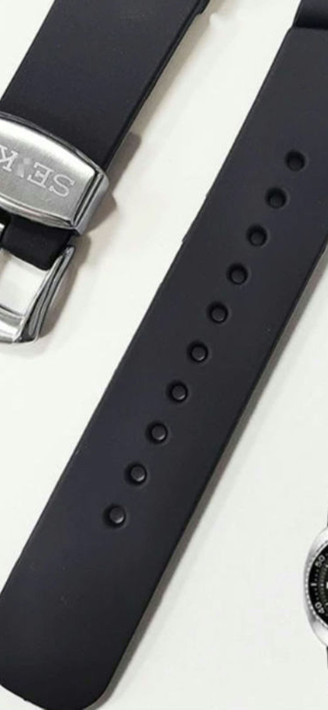 Black original sikeo divmaster rubber starp with logo