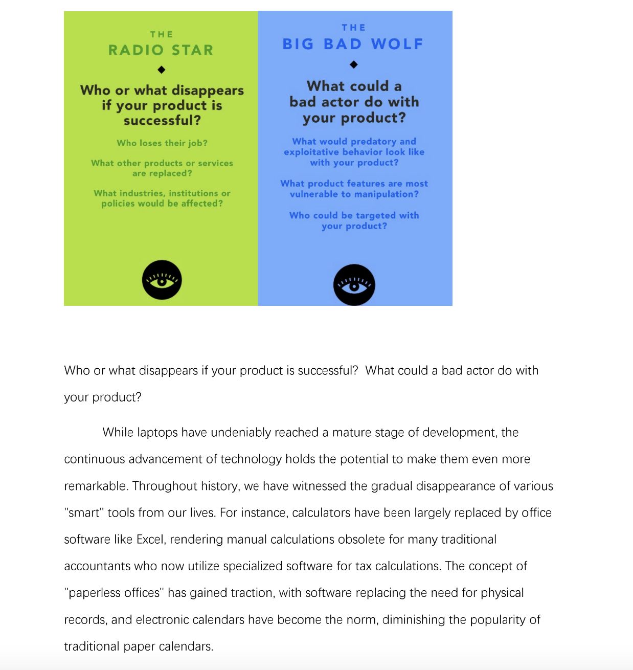 Student Tarot Card of Tech