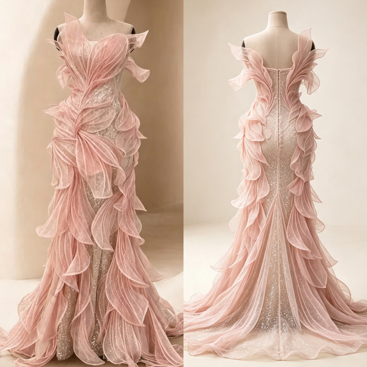 Vintage Prom Dresses Floor-Length Court Gown Party Dress