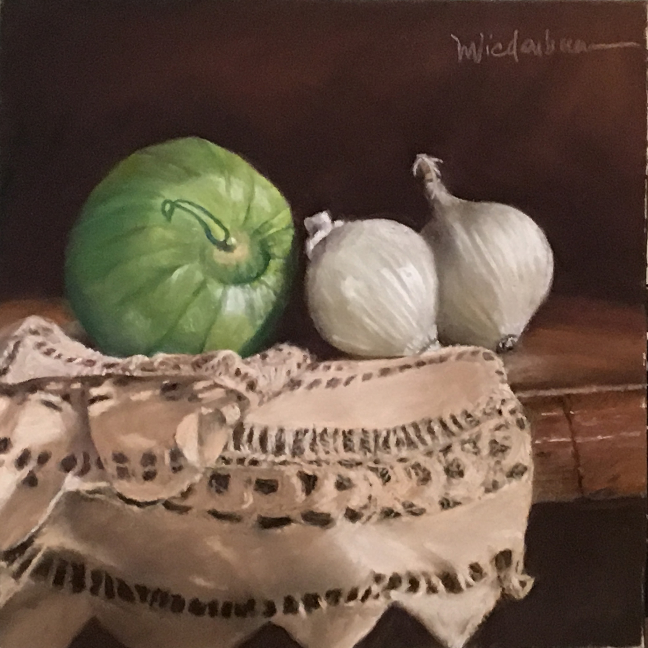 TOMATILLO AND ONIONS