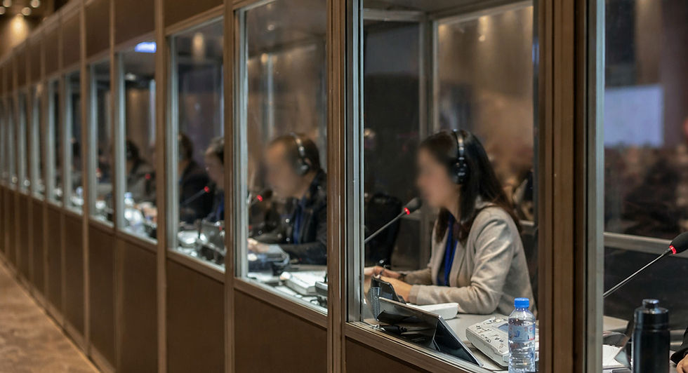 Interpreting Setups for Events and Conferences: Quality versus Budget