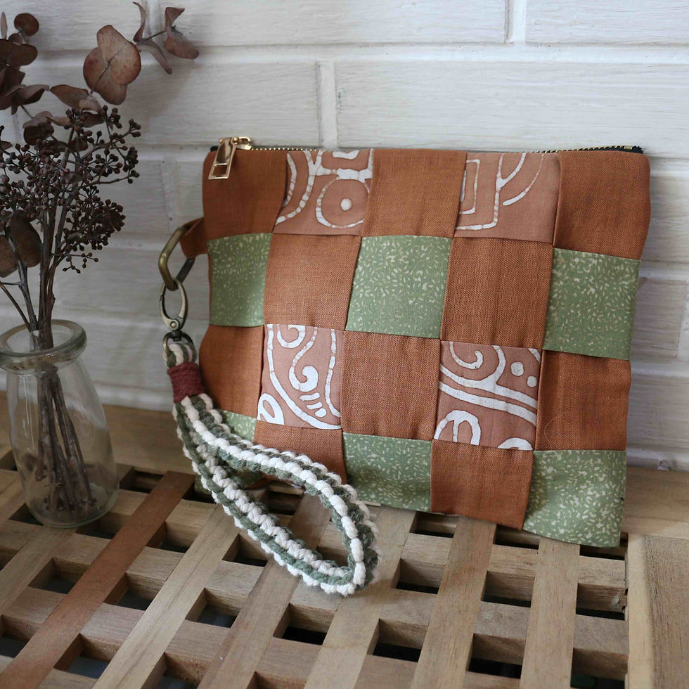 Thumbnail: Macrame Strap Clutch - Woven Series