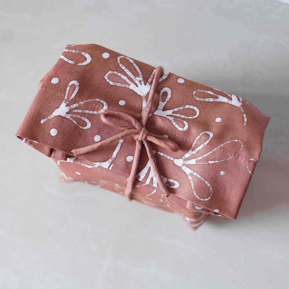 Thumbnail: Fabric Bag (Christmas) - String