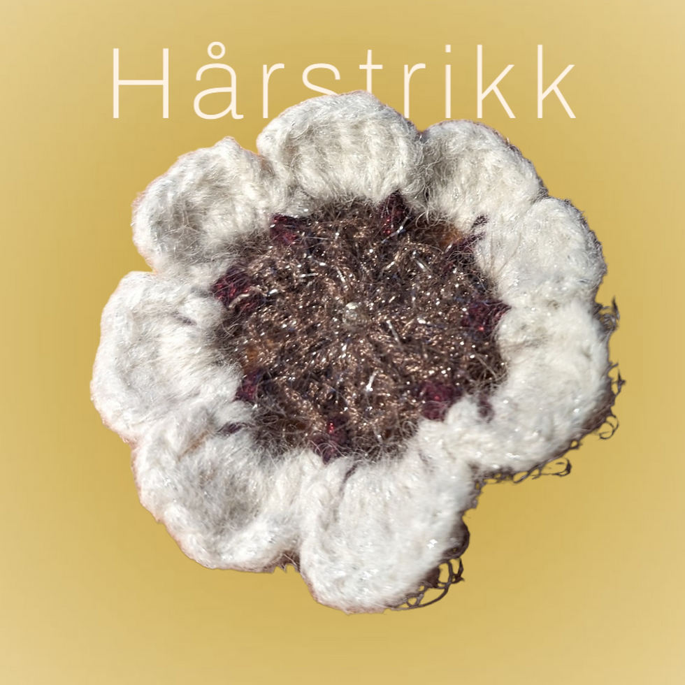 Miniatyrbilde: Blomsterbarn hårstrikk