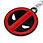 Thumbnail: Marvel Movie Deadpool Logo Alloy Key Ring