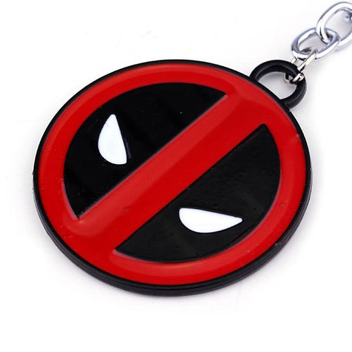 Marvel Movie Deadpool Logo Alloy Key Ring