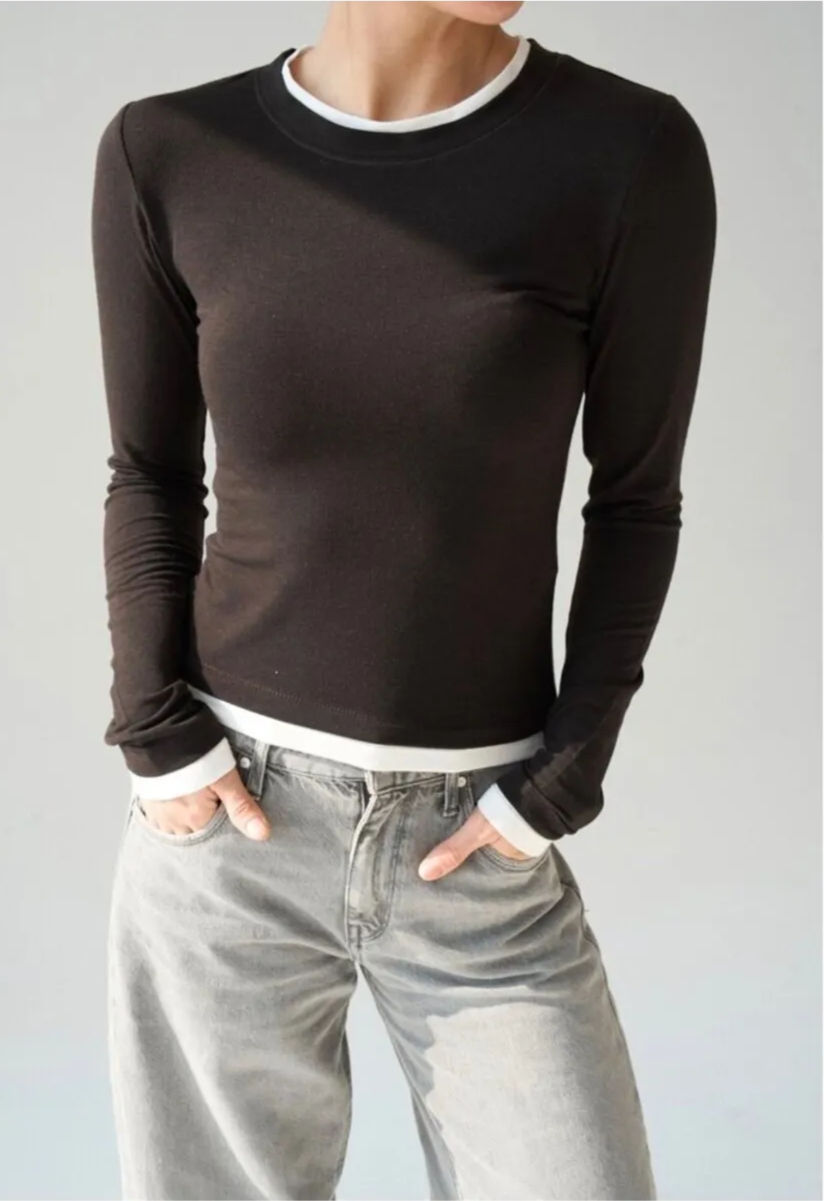 BİSİKLET YAKA BLUZ