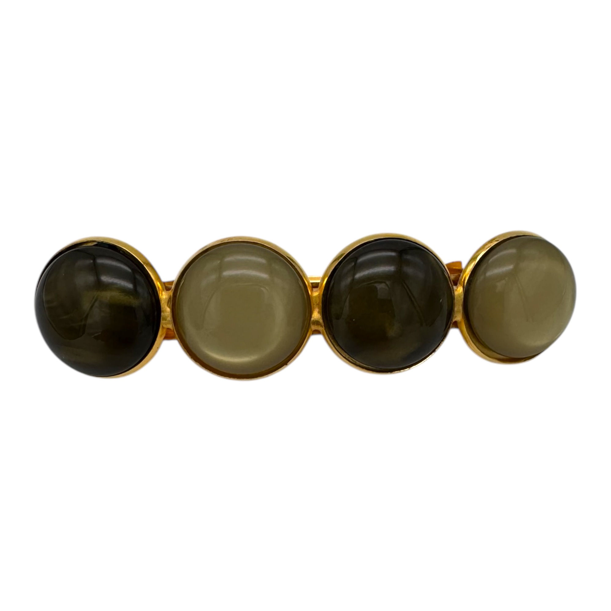 Grote cabochon haarclip