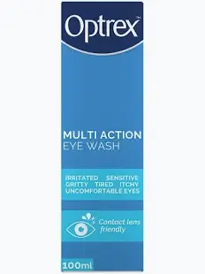 Optrex multi action eye wash 100ml