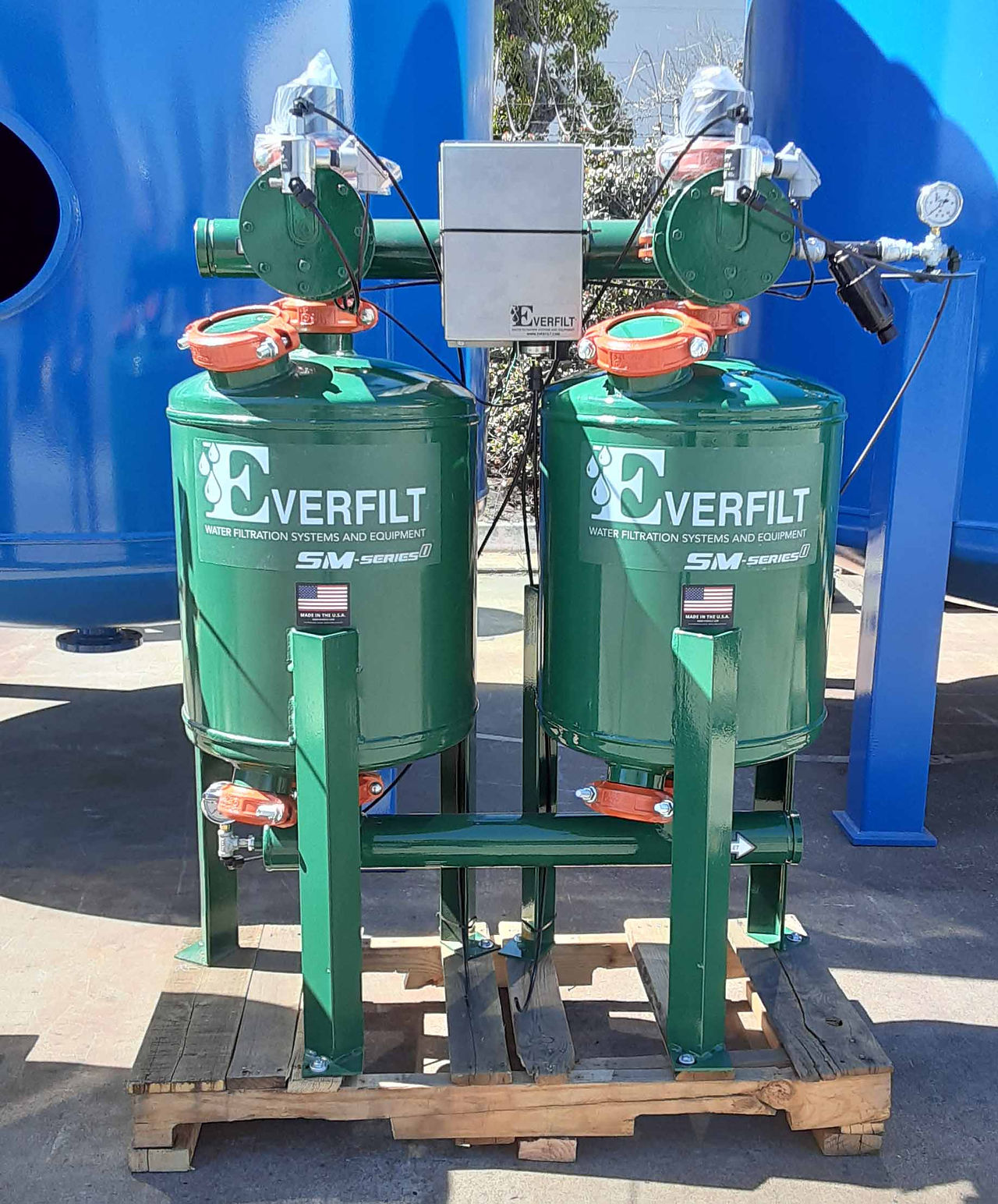 everfilt sand media filters carbon steel