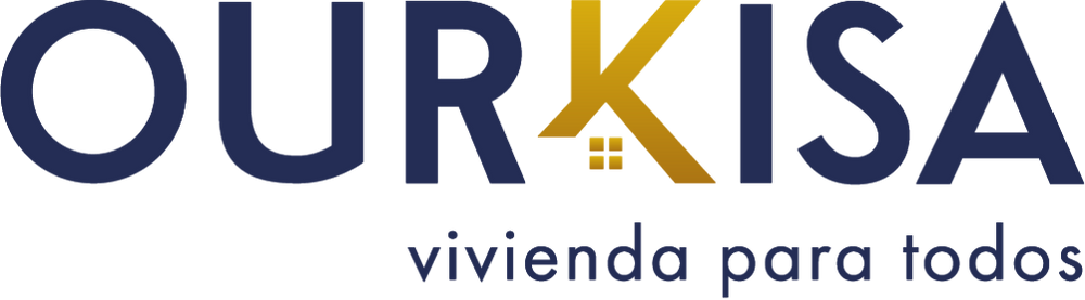 Logotipo Ourkisa Vivienda para todos
