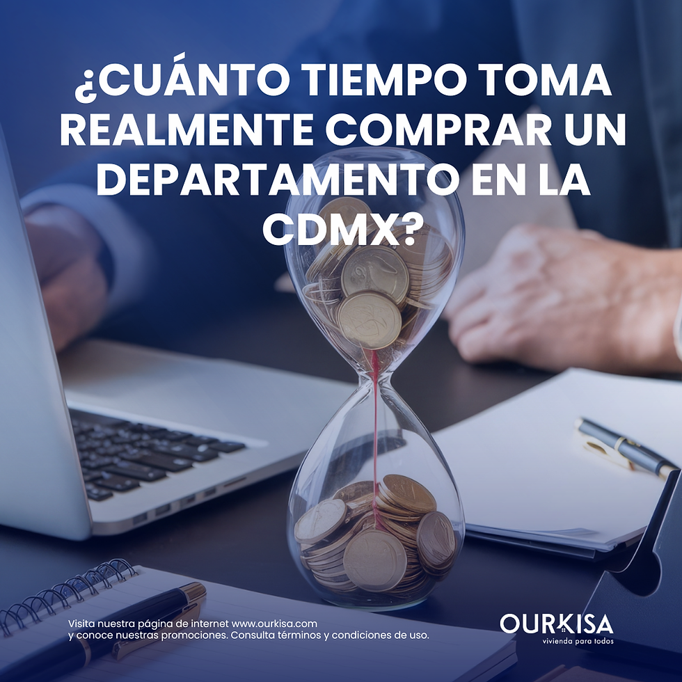 ¿Cuánto tiempo toma realmente comprar un departamento en la CDMX?