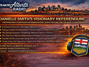Danielle Smith's Visionary Referendum: Empowering Albertans on Immigration, Senate Reform, and the Road to Independence