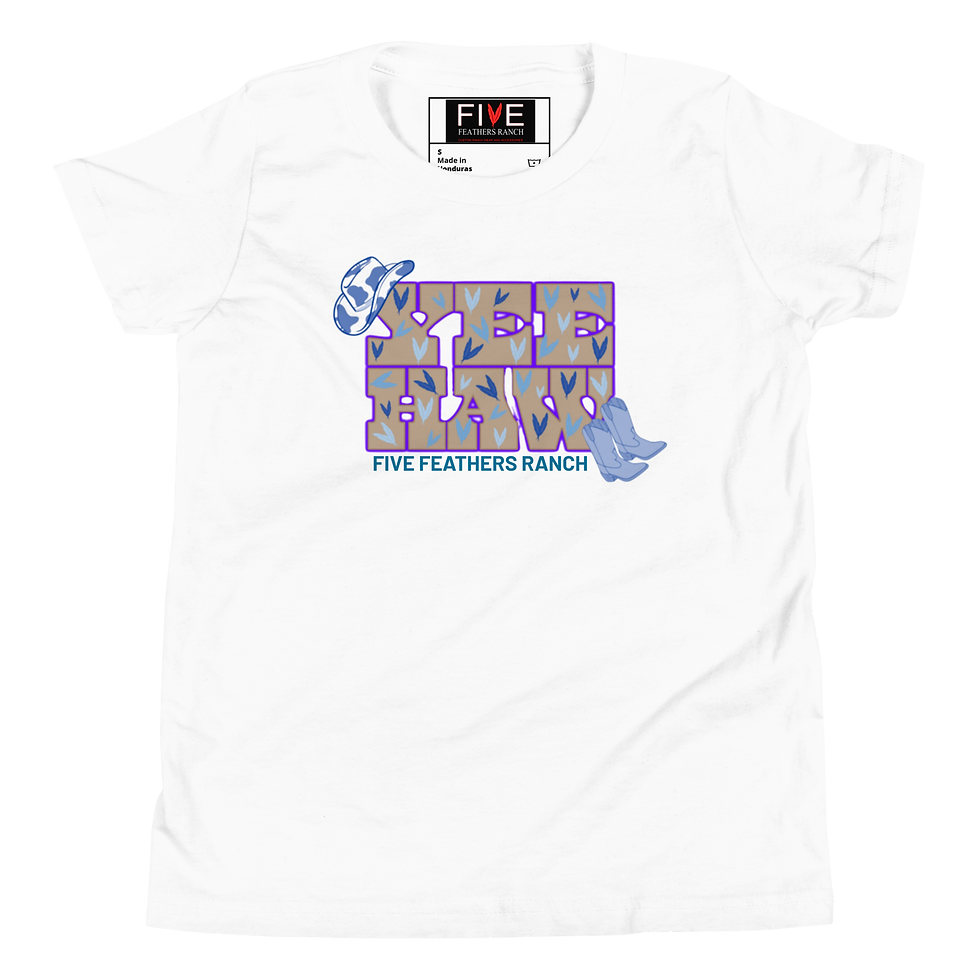 Thumbnail: FFR Youth Purple Yee Haw T-Shirt