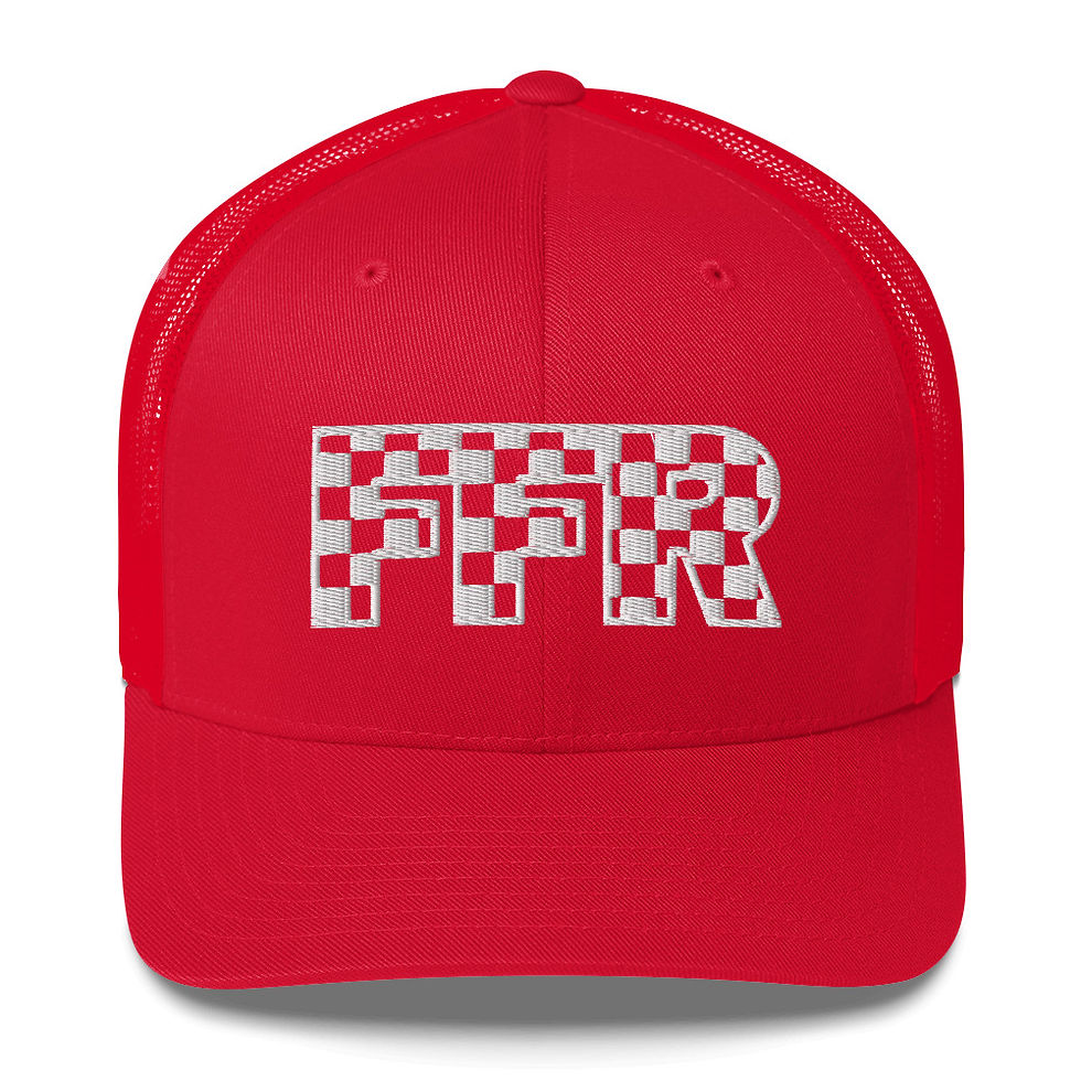 Thumbnail: FFR White Checker Trucker Hat