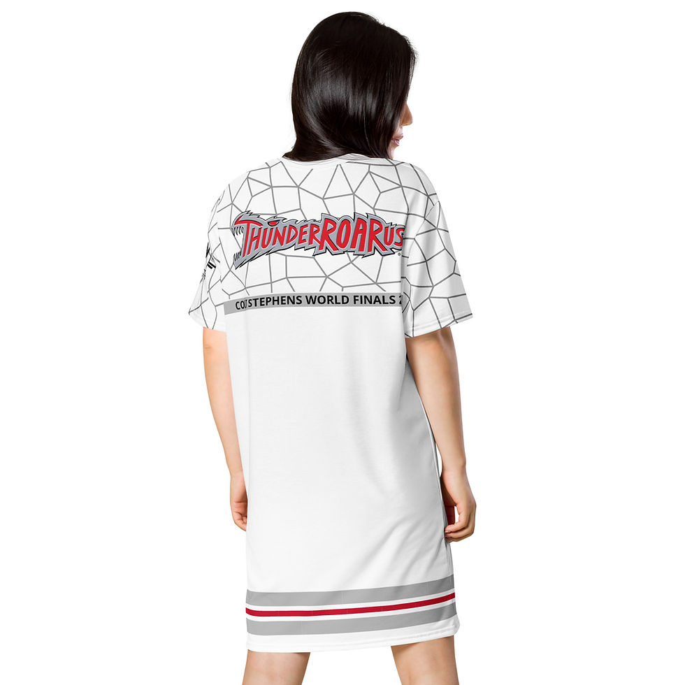 Thumbnail: FFR ThunderROARus Scales T-Shirt Dress