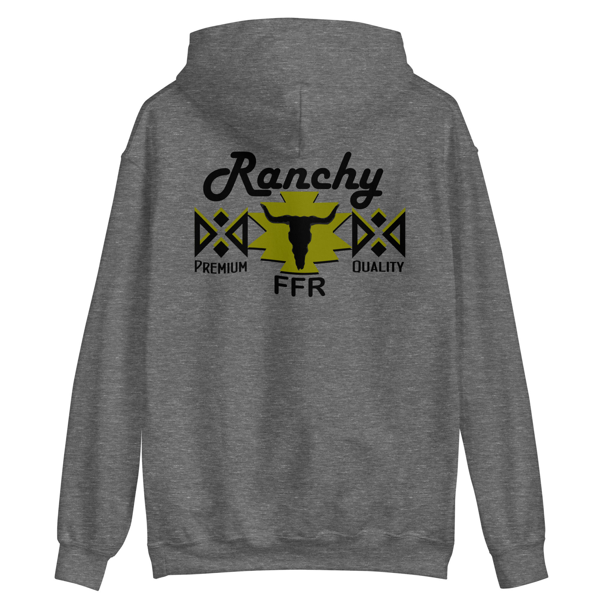 FFR Unisex Ranchy Aztec Logo Hoodie Green