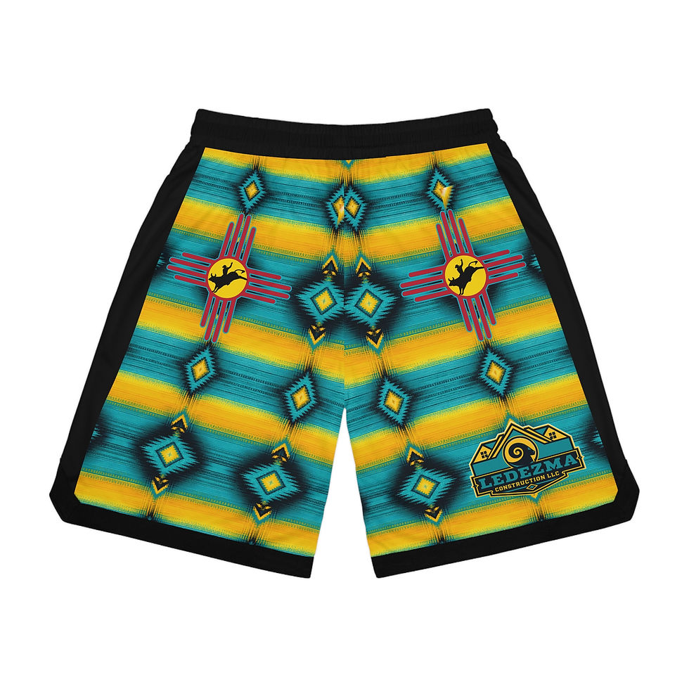Thumbnail: Customized Bullfighter Trunks-9" Inseam-McCloud (Diego) New Mexico Inspired
