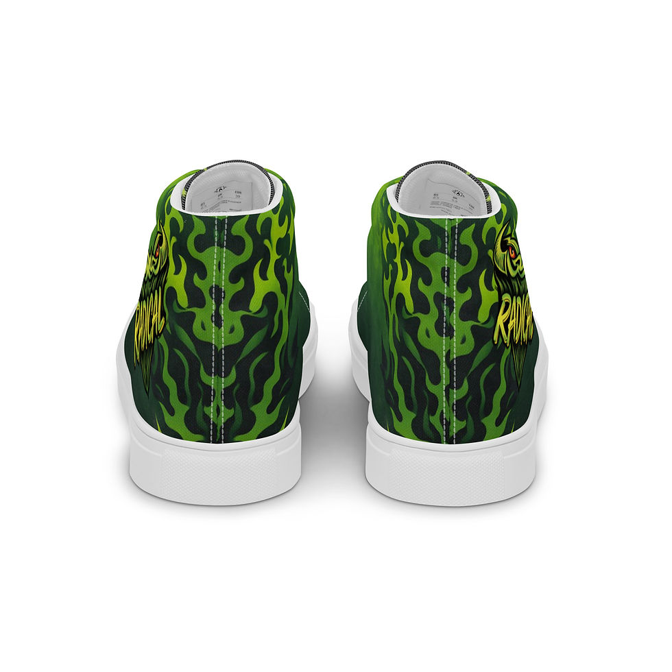 Thumbnail: FFR Custom Men’s High Top Canvas Shoes Barrel Man - Radical Ryan Rodriguez