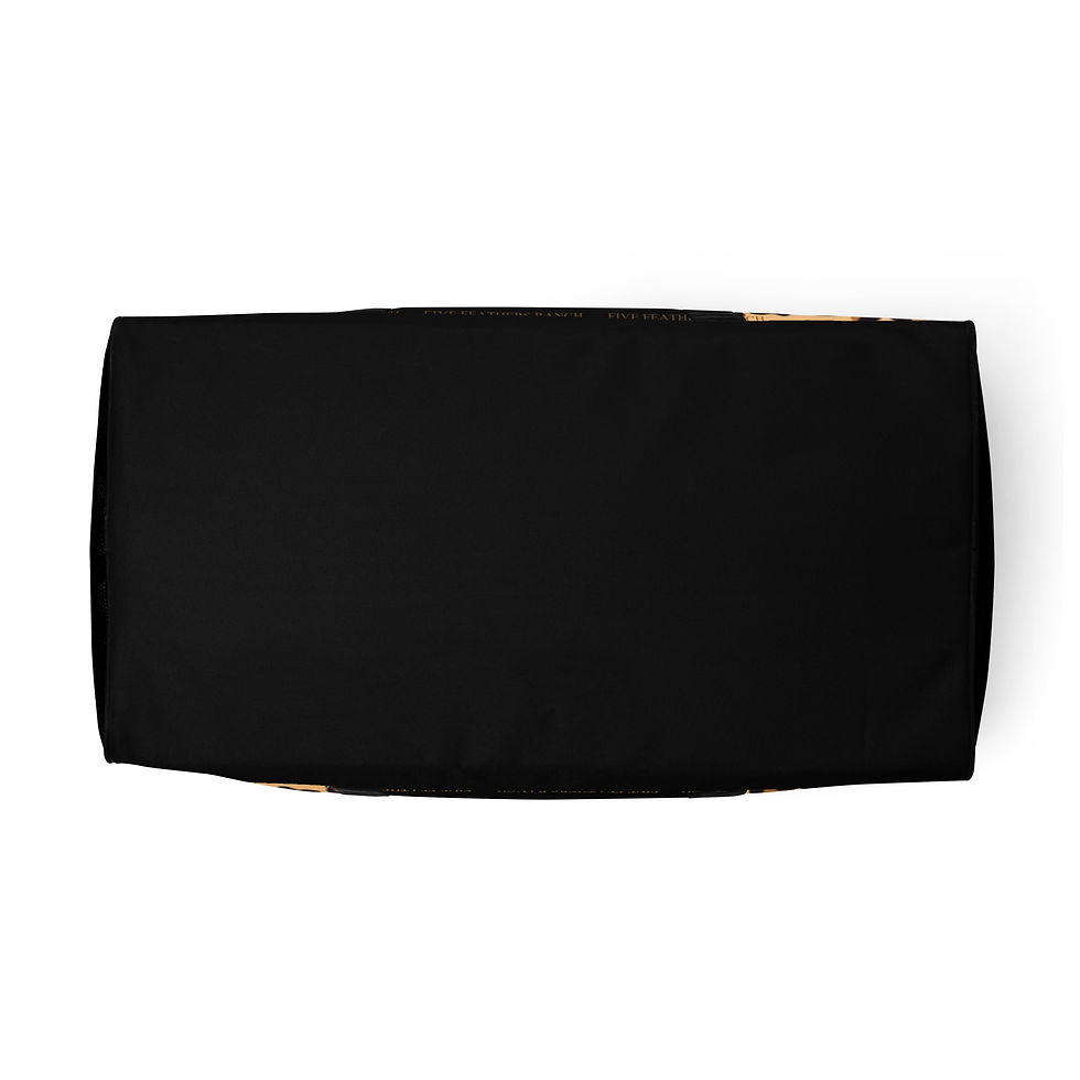 Thumbnail: FFR Leopard Circle Feather Duffle Bag