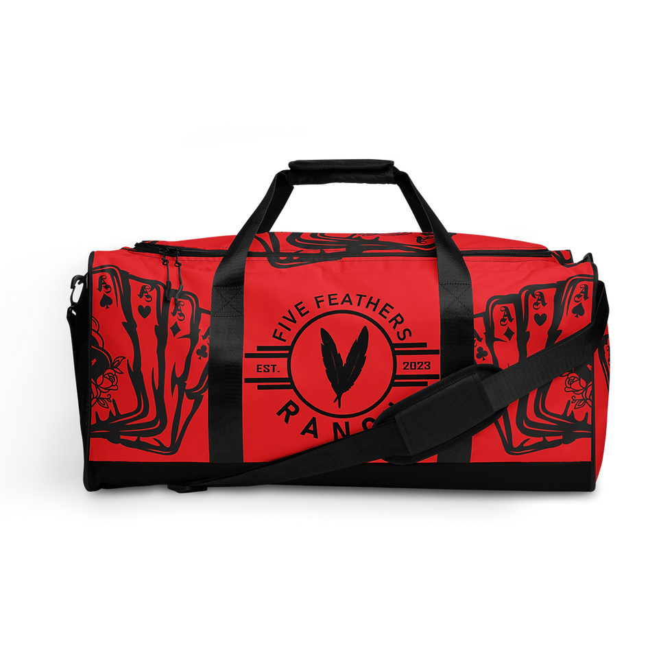 Thumbnail: FFR Red Playing Card Duffle Bag