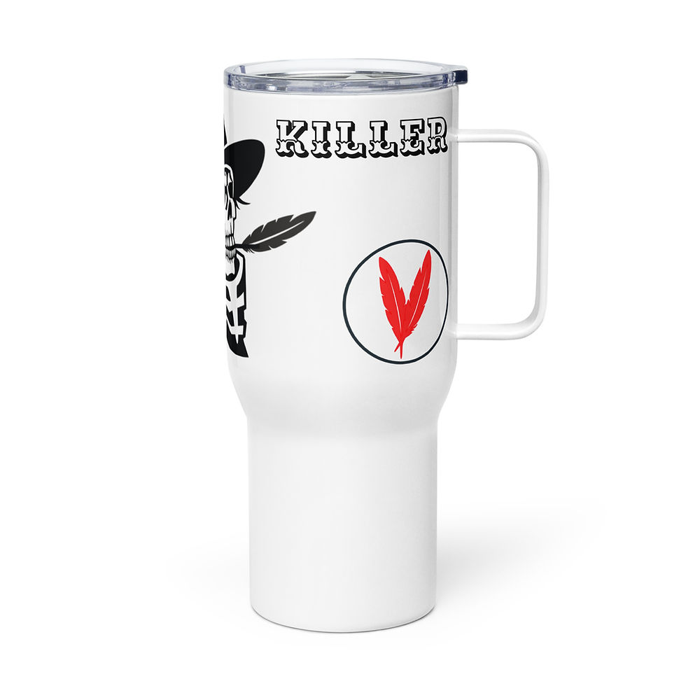 Thumbnail: FFR Cowboy Killer Travel mug with a handle