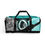Thumbnail: FFR Turquoise and Black Paisley Duffle Bag - Bullfighter Jesse Hensley