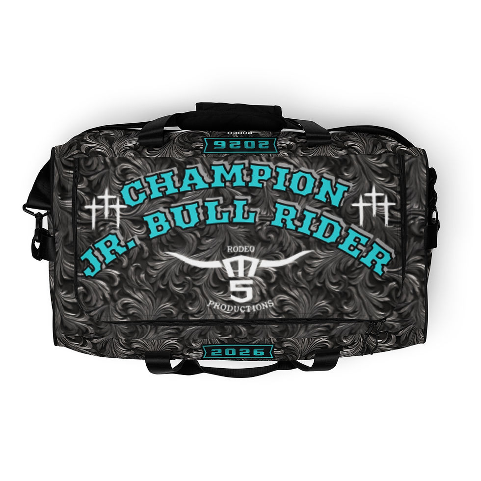 Thumbnail: FFR Custom Duffle Bag - Bulls Barrels and Freestyle M5 Rodeo JUNIOR BULLS
