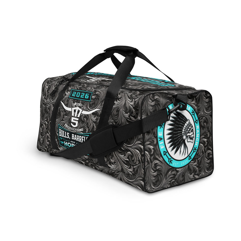 Thumbnail: FFR Custom Duffle Bag - Bulls Barrels and Freestyle M5 Rodeo JUNIOR BULLS