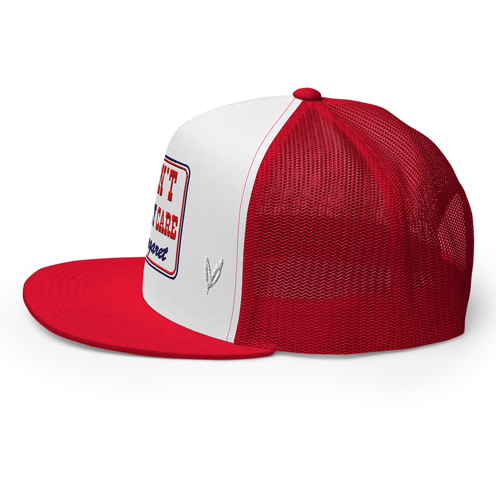 Thumbnail: FFR I DON'T REALLY CARE Trucker Cap Red