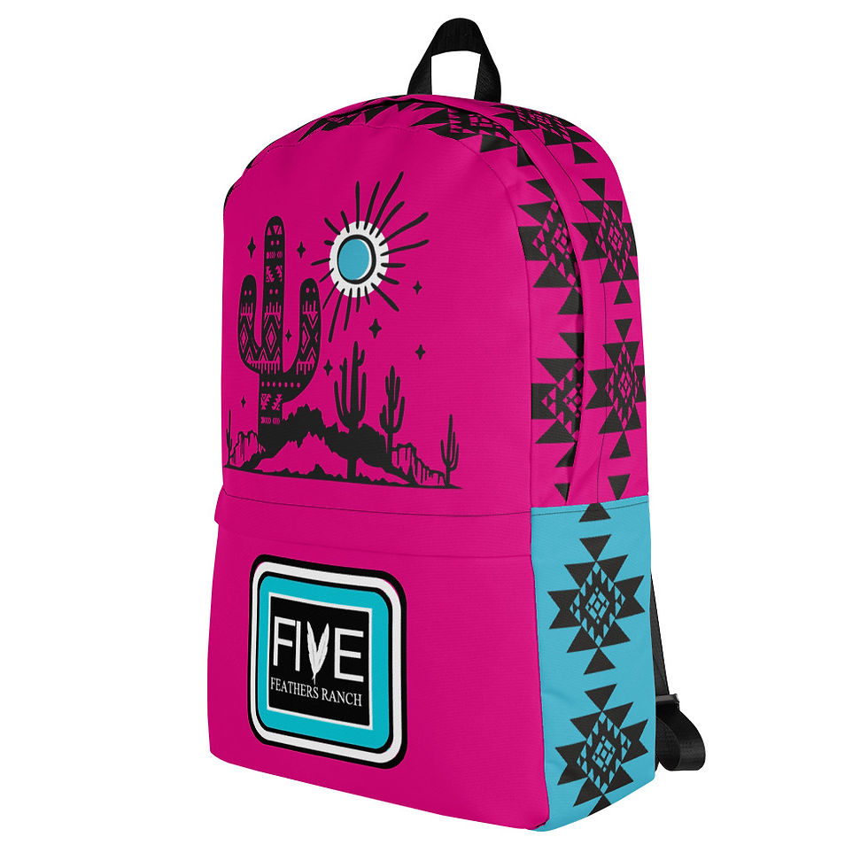 Thumbnail: FFR Pink Cactus Logo Youth Backpack