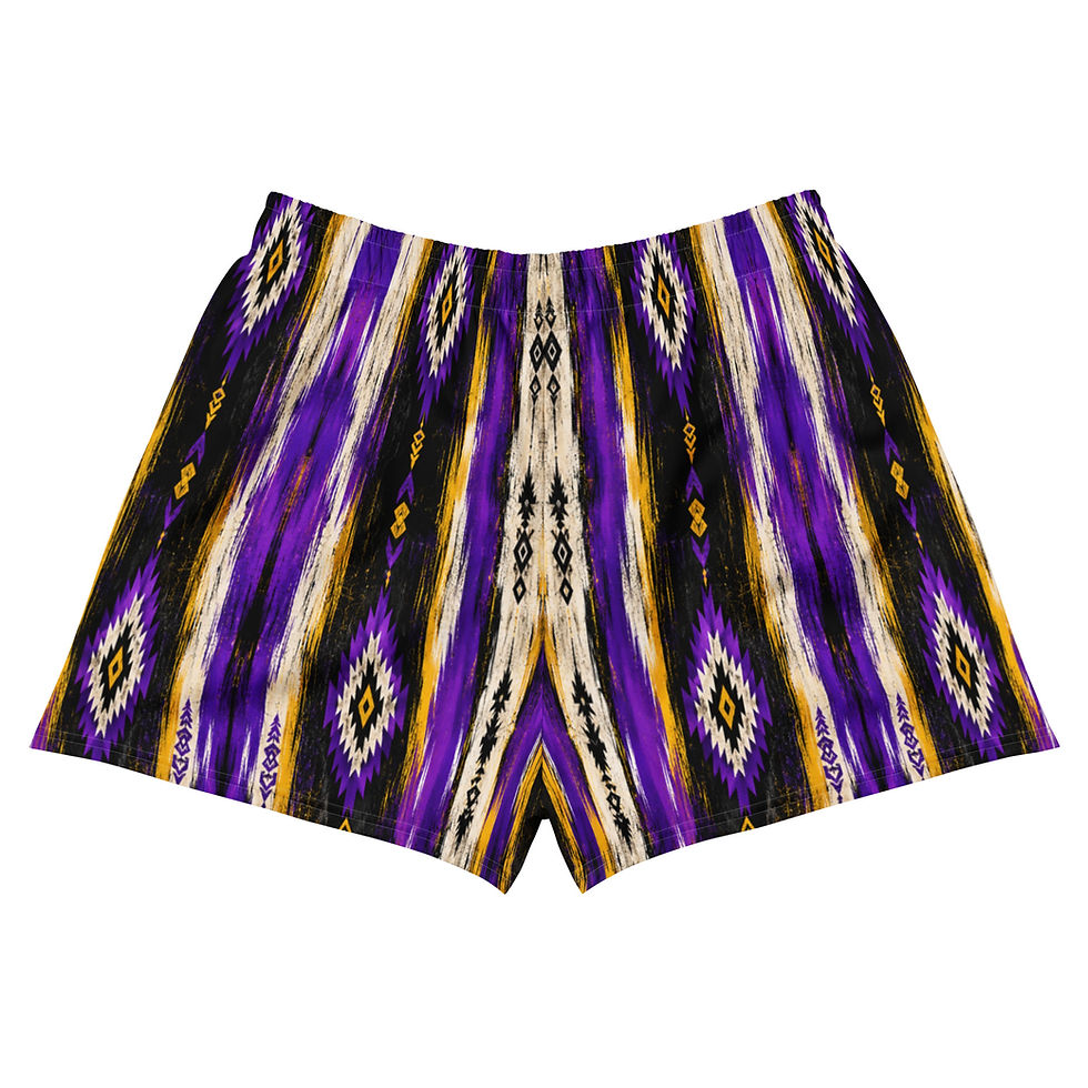 Thumbnail: Women's Athletic Shorts-Buckin Bananas