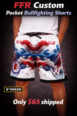 FFR Custom 9" Bullfighting Shorts promotion