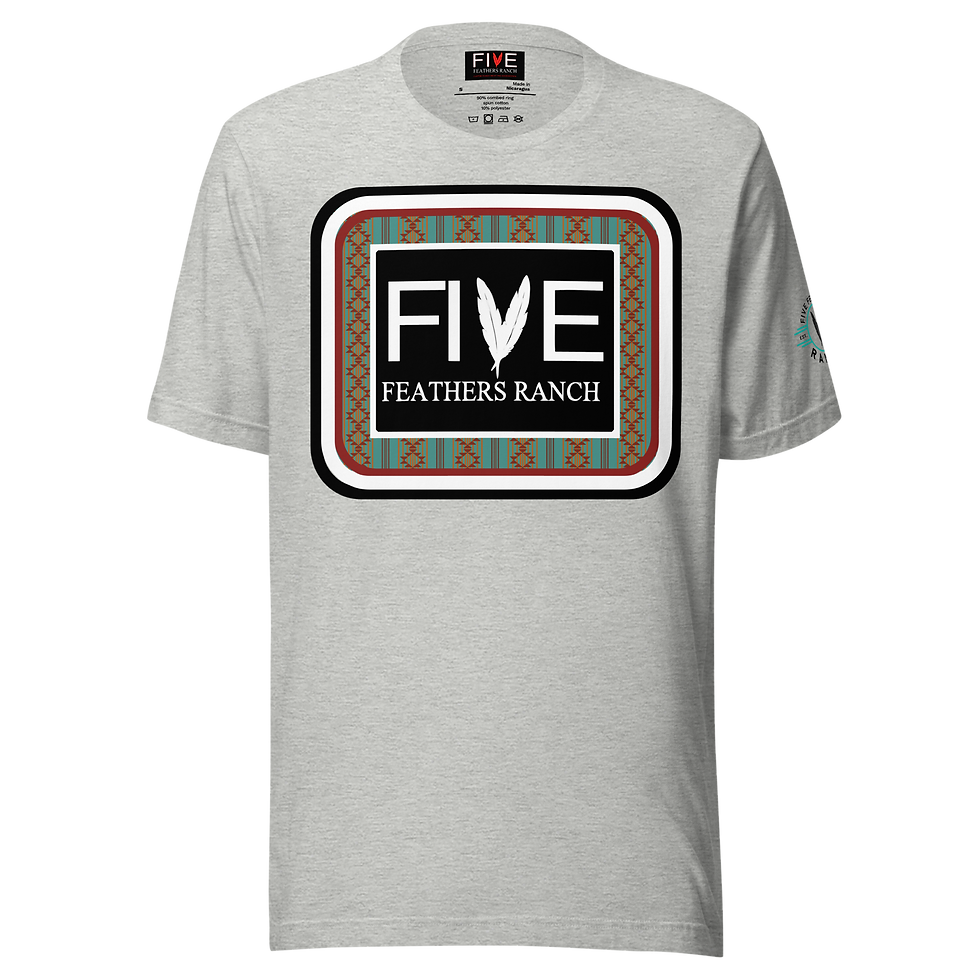 Thumbnail: FFR Unisex Logo On Aztec Print T-Shirt
